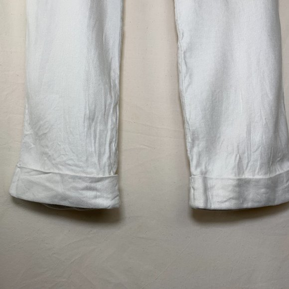 Diane Von Furstenberg Trouser in Ecru Linen - Picture 7 of 8